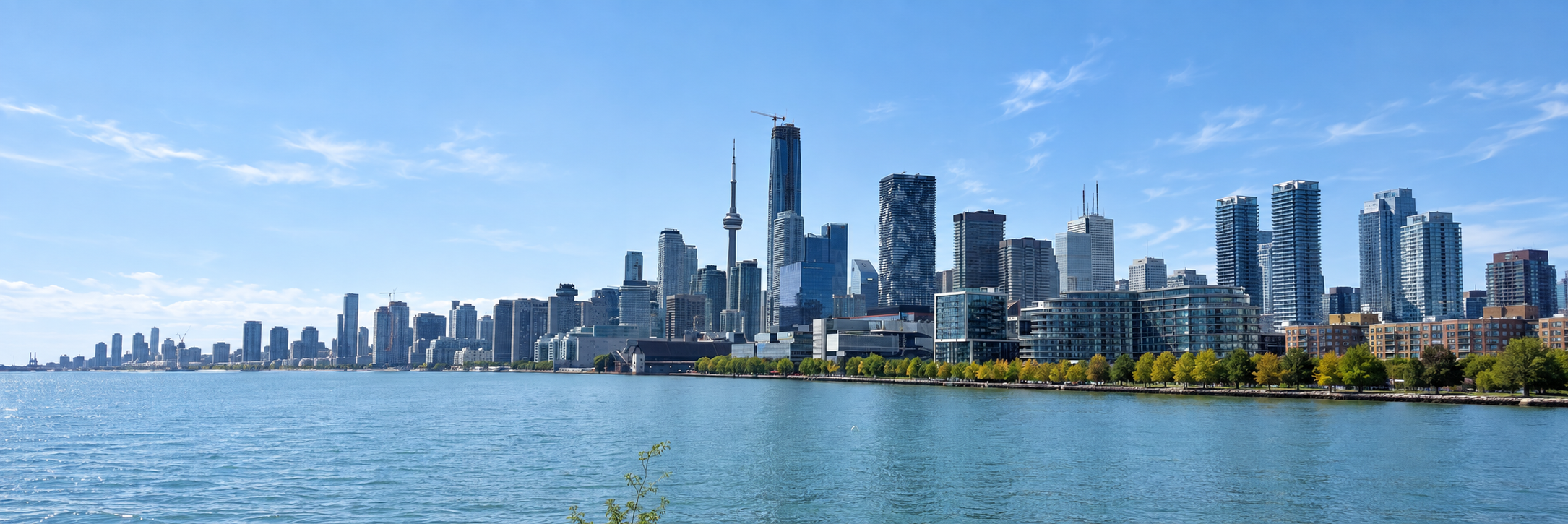 Toronto waterfront skyline